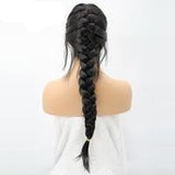 Pre Plucked Long Double Braids