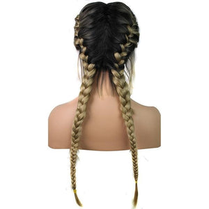 Pre Plucked Long Double Braids