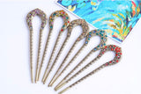 Vintage Hair Accessories Antique Bronze