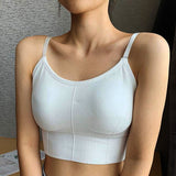 Women Tank Crop Top Bra
