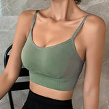Women Tank Crop Top Bra