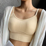 Women Tank Crop Top Bra