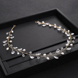 Wedding Headband Pearl Crystal Bridal Hair