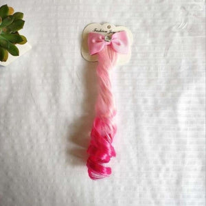 Child Cute Bow Crystal Elastic Hair Band