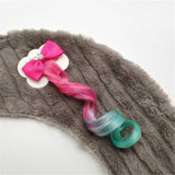 Child Cute Bow Crystal Elastic Hair Band