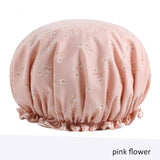 Waterproof Bath Hat Double Layer Cover