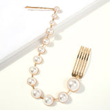 Personality Long Tassel Pearl Hair Clip