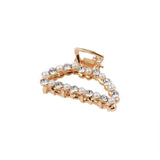 Claw Geometric Imitation Pearl Hairpin