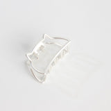 Claw Geometric Imitation Pearl Hairpin
