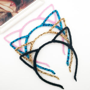 Stylish Women Girls Cat Ears Headband